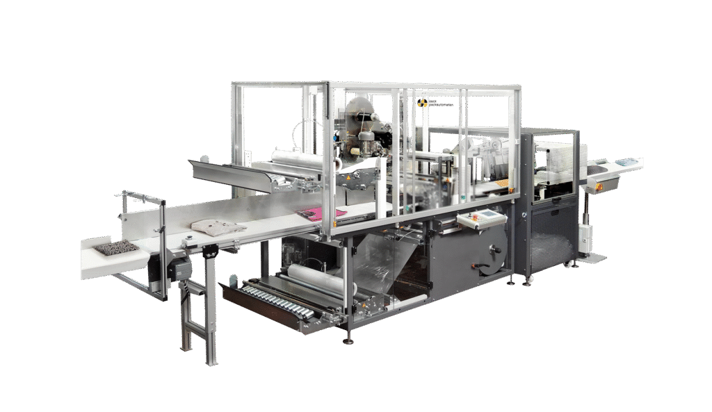 HMG Emballage machine automatique d'emballage par mise sous film pour vos retours e-commerce