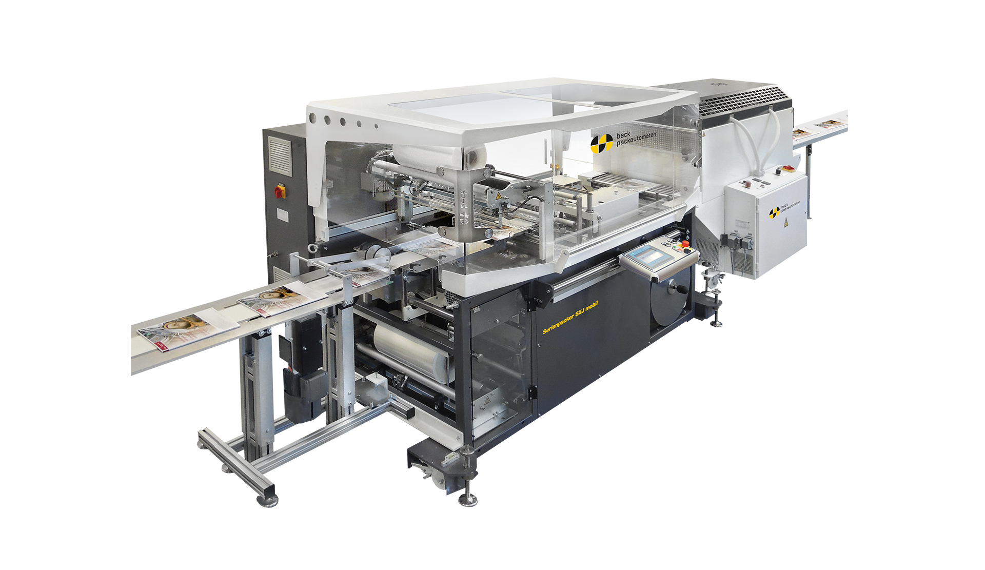 Optimisez Vos Emballages avec Nos Solutions Avancées
HMG Emballage : Machine d'emballage automatique par mise sous film avec tunnel de rétraction